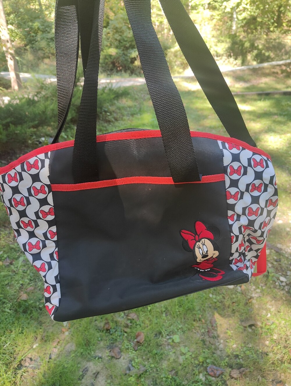 Disney Minnie Mouse Black and Red Tote